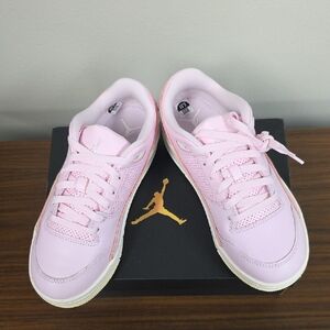Jordan Flight Court GS Pink Foam/Muslin/Sail Size 8 Wmns/6.5Y HF3333 600 New